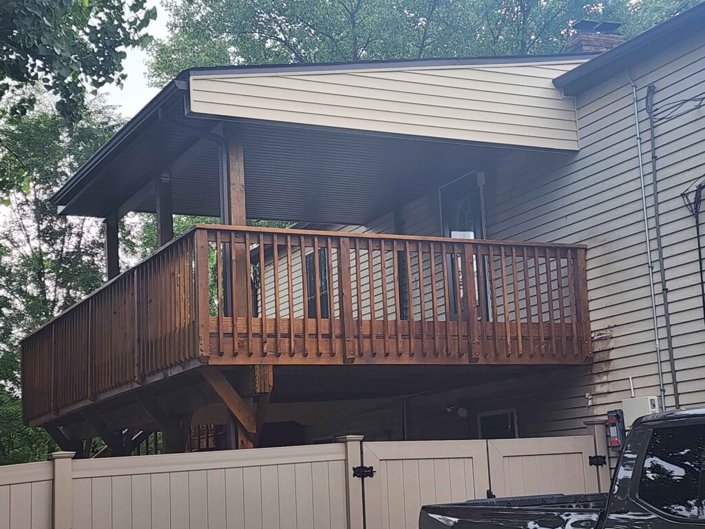 deck and porch